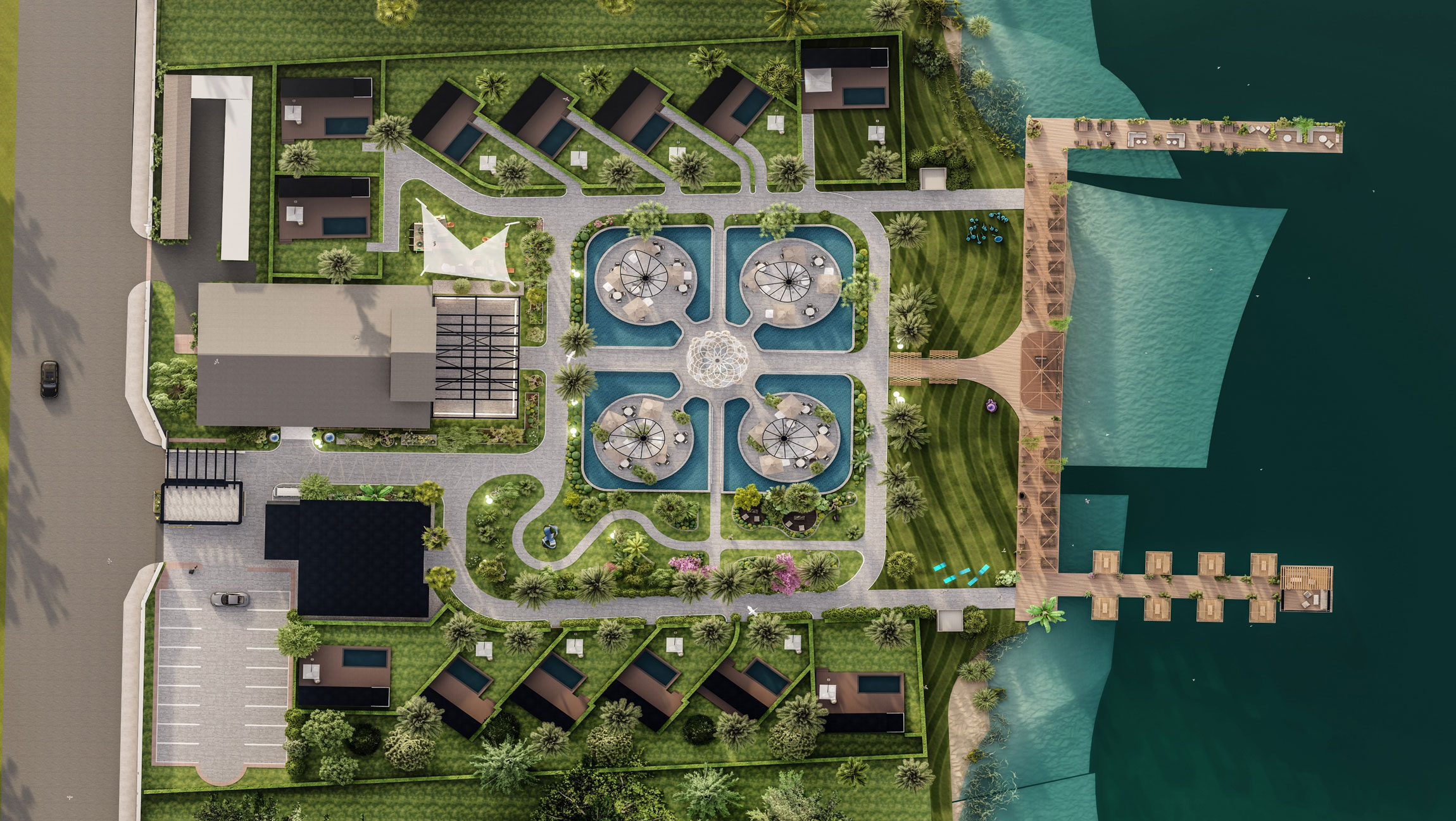 Resort Bahçe Tasarımı